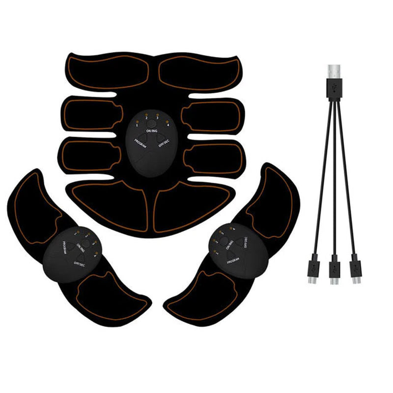 EMS Abdominal Muscle Toning Trainer ABS Stimulator Toner Fitness Binder Gym Belt