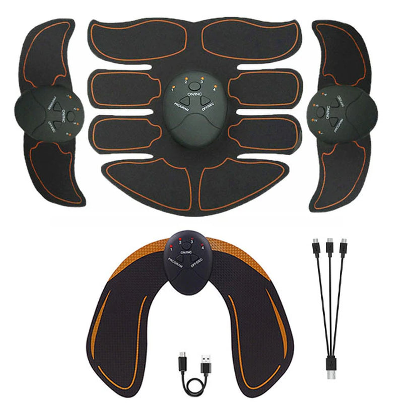 EMS Abdominal Muscle Toning Trainer ABS Stimulator Toner Fitness Binder Gym Belt