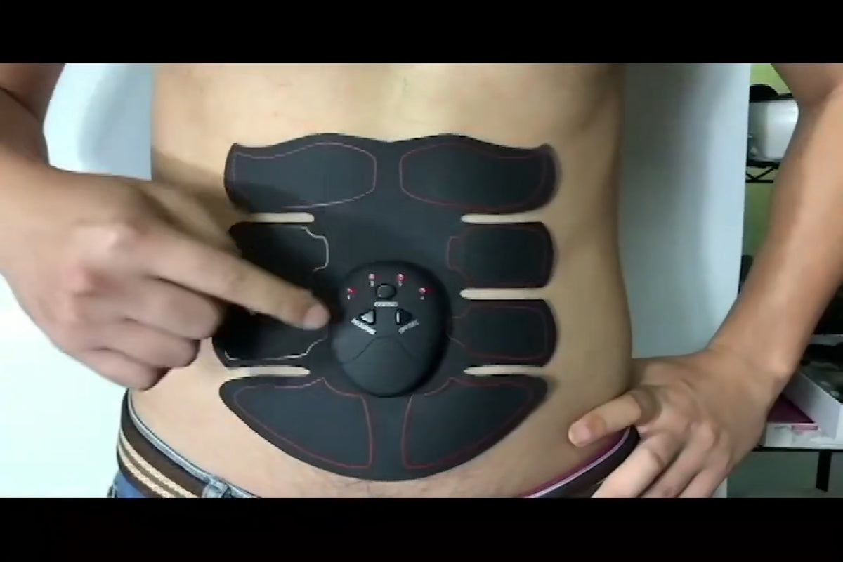 EMS Abdominal Muscle Toning Trainer ABS Stimulator Toner Fitness Binder Gym Belt